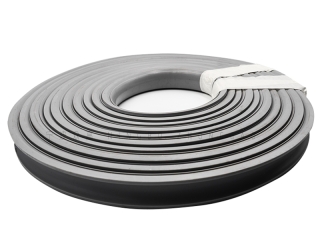 淺灰色高彈性防水硅膠密封條