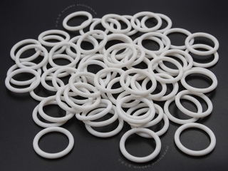 白色小型耐高溫硅膠O型圈